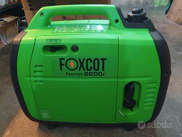gruppo elettrogeno foxcot 1.8kh lavoro picco 2.2kh