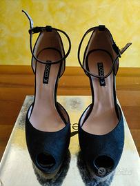 Scarpe décolleté con brillantini 