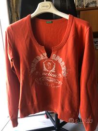 Felpina leggera in cotone 100% ,taglia M , Motivi