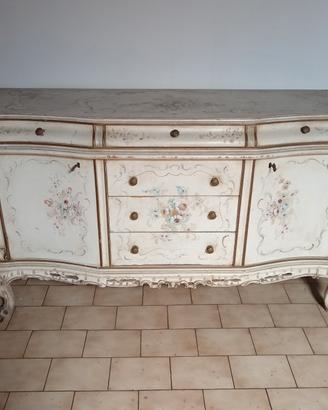 credenza stile barocco veneziano 