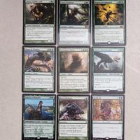 MTG Magic lotto carte verdi 02