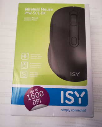 Mouse ottico wireless nuovo