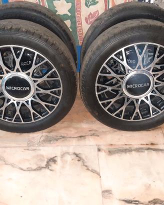 Cerchi completi di gomme per microcar R15