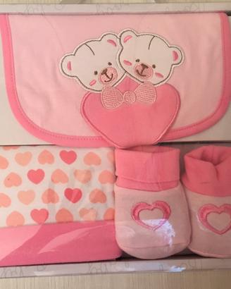 Set regalo 3 pz bambina - nuovo