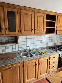Cucina completa legno massello