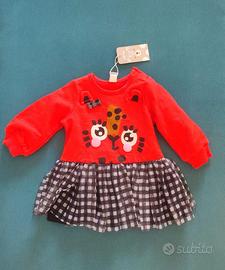 Vestito felpato Tuc Tuc 6 mesi