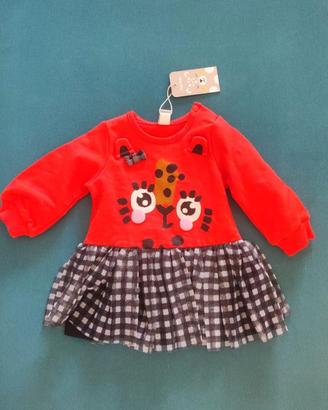 Vestito felpato Tuc Tuc 6 mesi