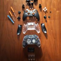 Joystick completo + Kit Completo plastiche traspar