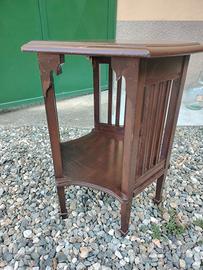 tavolino esagonale legno 