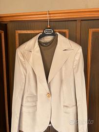 Giacca beige taglia 46