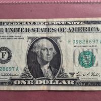 3 Biglietti da 1 dollaro Stati Uniti .