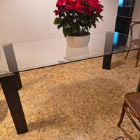 Tavolo OVVIO Cristallo 90x180 come Nuovo