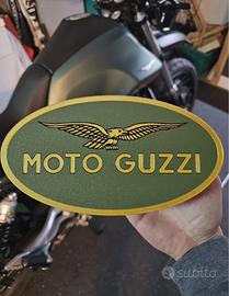 Insegna moto guzzi stemma gadget moto vintage