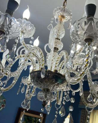 Lampadario  swarosky classico