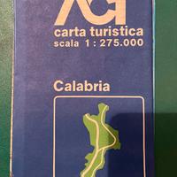 Aci - Carta turistica Calabria 1980