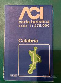 Aci - Carta turistica Calabria 1980