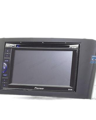CORNICE NERA PER AUTORADIO 2-DIN PER TOYOTA AVENSI
