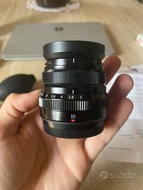 Obiettivo fujifilm XF 35mm f/2 R WR