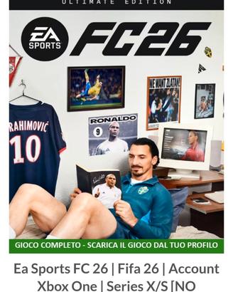 Ea Sports FC 26 | Fifa 26 | Account Xbox One |S/X