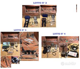 Attrezzi medici stetoscopio enteroclisma otoscopio