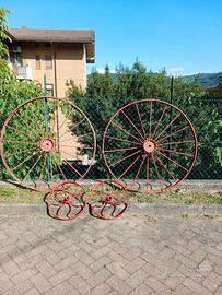 4 RUOTE IN FERRO