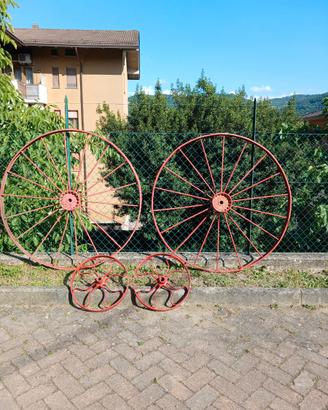 4 RUOTE IN FERRO