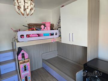 cameretta bambina a castello 