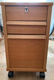 IKEA Mobile “Gustav” Rovere Porta PC Cassettiera