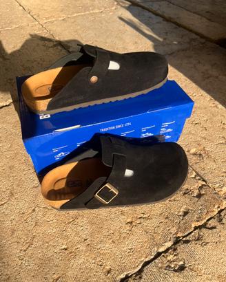 Ciabatta birkenstock Boston taglia 42 nera