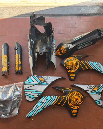 Kit plastiche ktm exc/sx 2011/2016