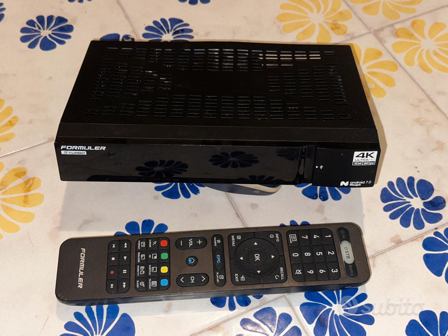 Decoder Android TV Formuler S Turbo – 4K Ultra HD - Audio/Video In ...