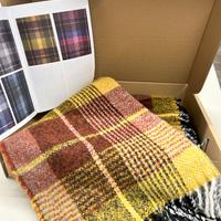 plaid LIVINGSTONE misto lana, Arredamento Lombardo