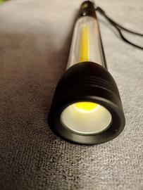 TORCIA CON POTENTI  LED COB 2 IN 1