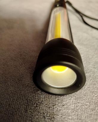 TORCIA CON POTENTI  LED COB 2 IN 1