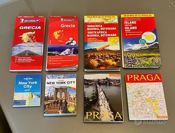 Mappe e guide Grecia, Sudafrica, Islanda, New York