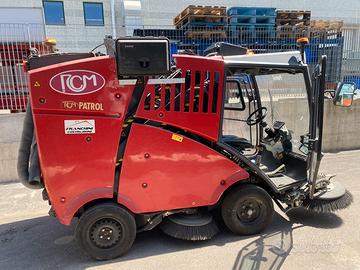 Spazzatrice stradale industriale motoscopa