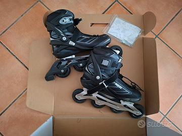 Pattini in linea ROCES taglia 43 + set  protezioni