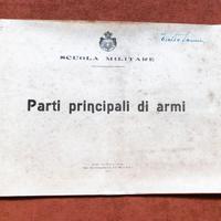 Parti principali di armi - Scuola militare - 1917