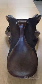 Sella cuoio marrone monta all' inglese