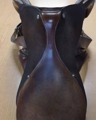 Sella cuoio marrone monta all' inglese