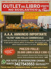 20000 LIBRI A SOLO 1500€