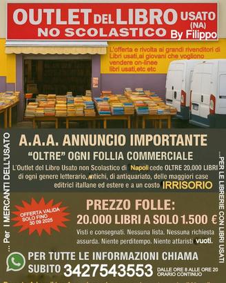 20000 LIBRI A SOLO 1500€