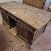 Scrivania arte povera in massello Vintage