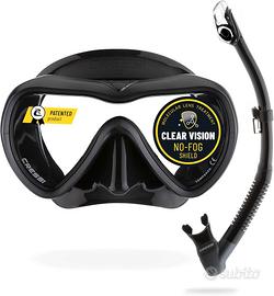 Cressi Adult Dry Combo Set snorkeling professional