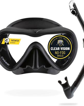 Cressi Adult Dry Combo Set snorkeling professional