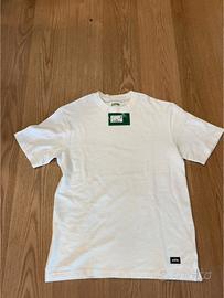 T-shirt bianca HIGGINS basic taglia L