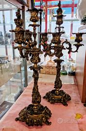 coppia di candelabri 