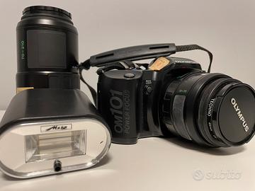 Olympus OM 101 power focus + 2 obiettivi Olimpus