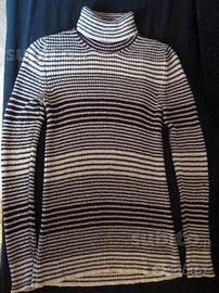 Maglione VINTAGE collo alto anni '60/'70 unisex