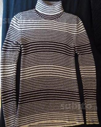 Maglione VINTAGE collo alto anni '60/'70 unisex